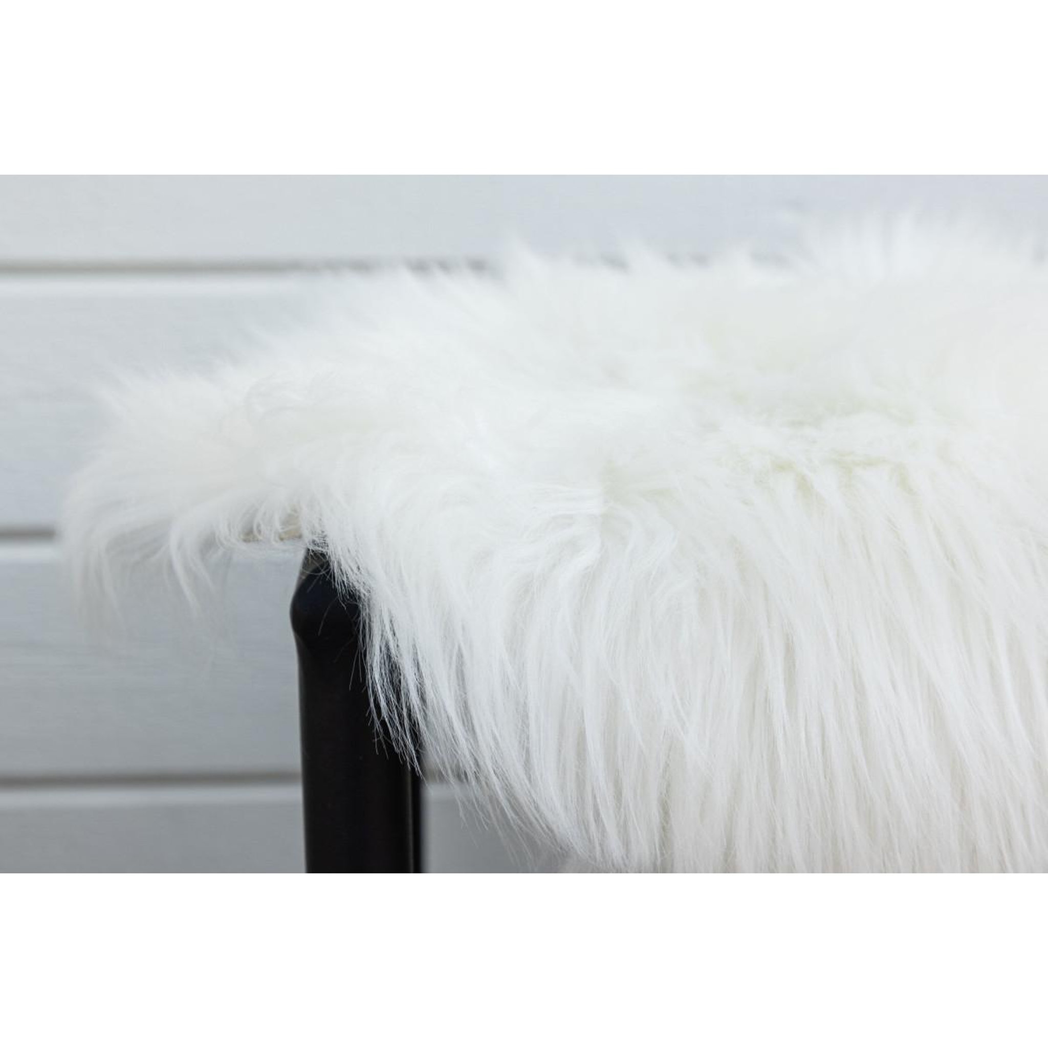 Voir la diapositive 4 : Paris Prix Tapis imitation fourrure  katy  55x180cm blanc