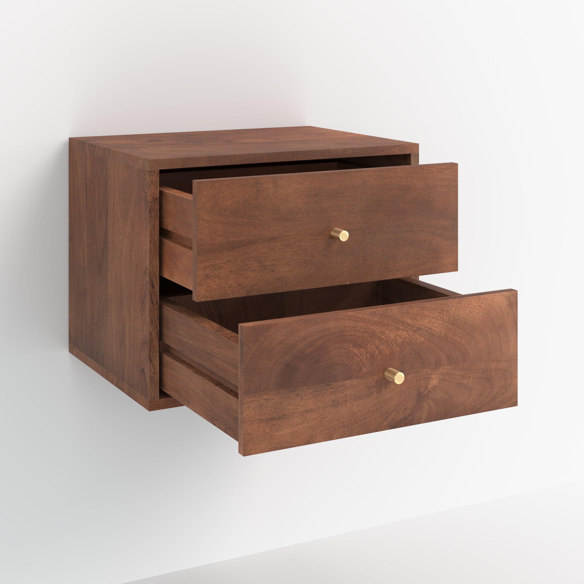 Voir la diapositive 6 : MAISON PAVANE Table de chevet suspendue en bois de manguier-oréa