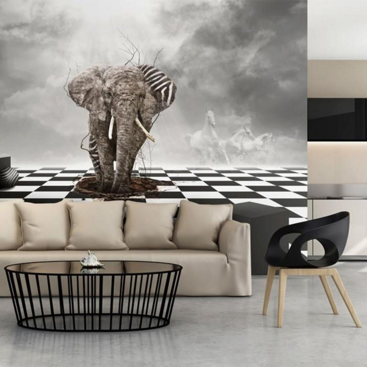 Paris Prix Papier Peint  Échec & Mat : Éléphant le Roi