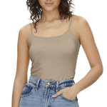 JACQUELINE DE YONG Débardeur Taupe femme JDY Ava 15148401. Coloris disponibles : Marron