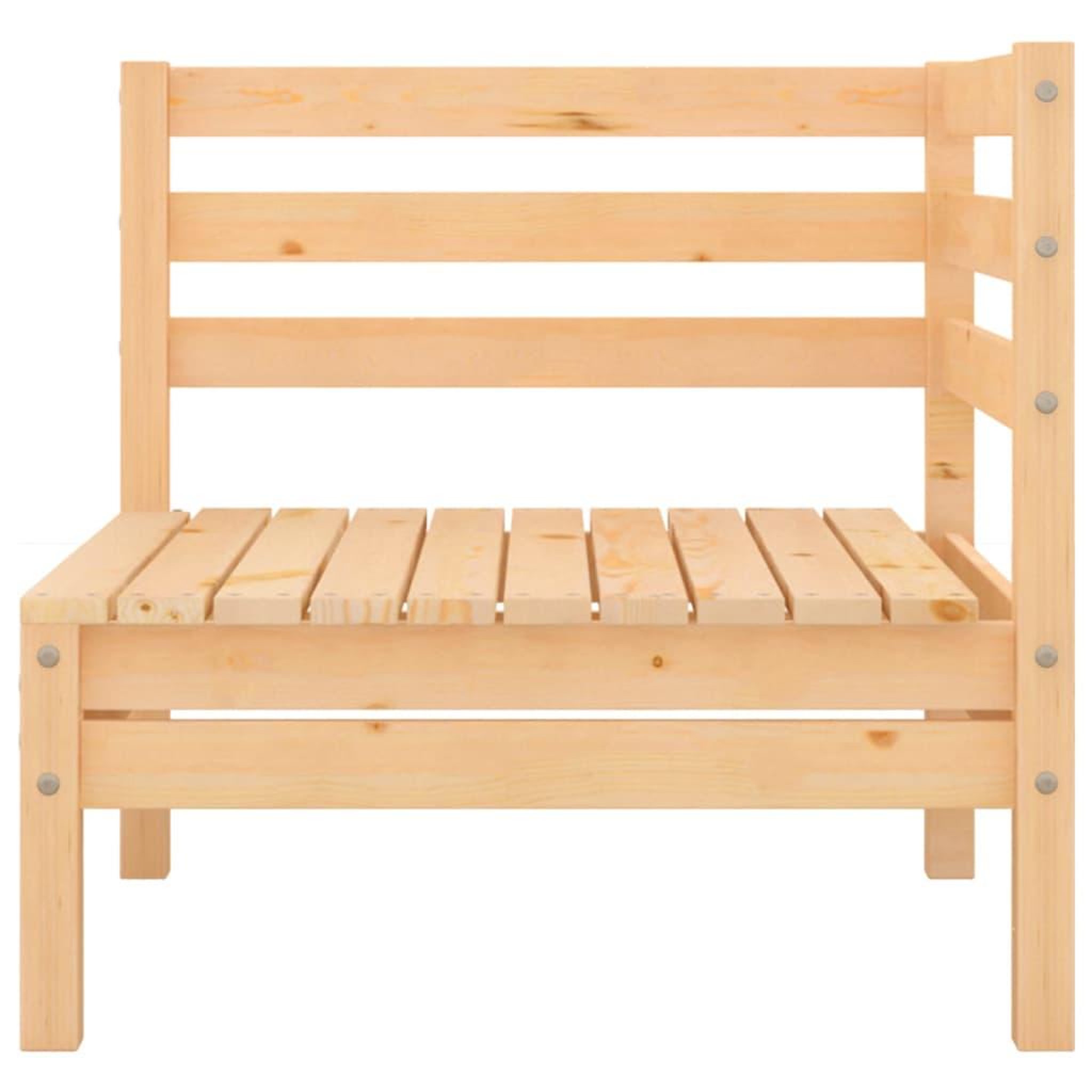 Voir la diapositive 4 : VIDAXL Salon de jardin 6 pcs Bois de pin massif