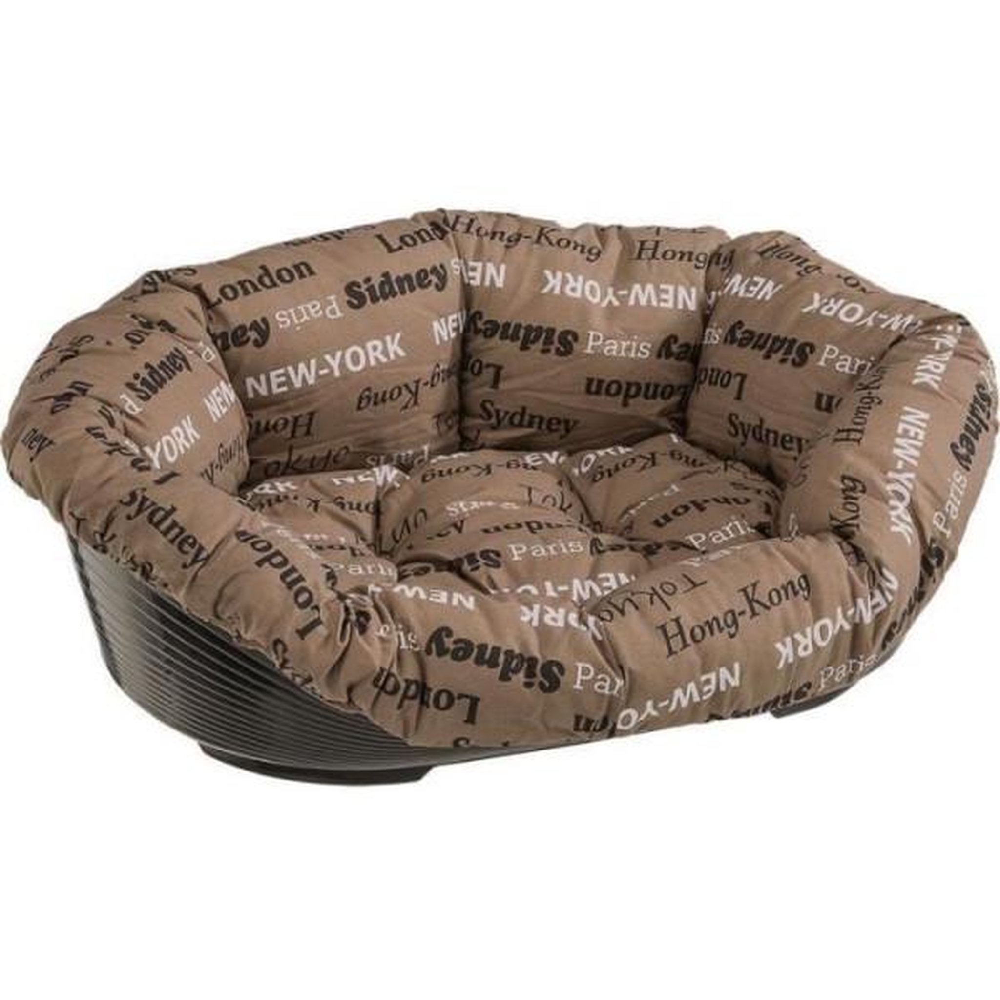 Ferplast Corbeille sofa 4 - celeste - small - ovale - intérieur - coussin séparable