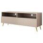 Voir la diapositive 1 : BEST MOBILIER Sorolla - meuble tv - 2 tiroirs et 2 niches - 150 cm