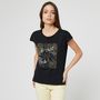 Voir la diapositive 2 : INEXTENSO T-shirt noir femme