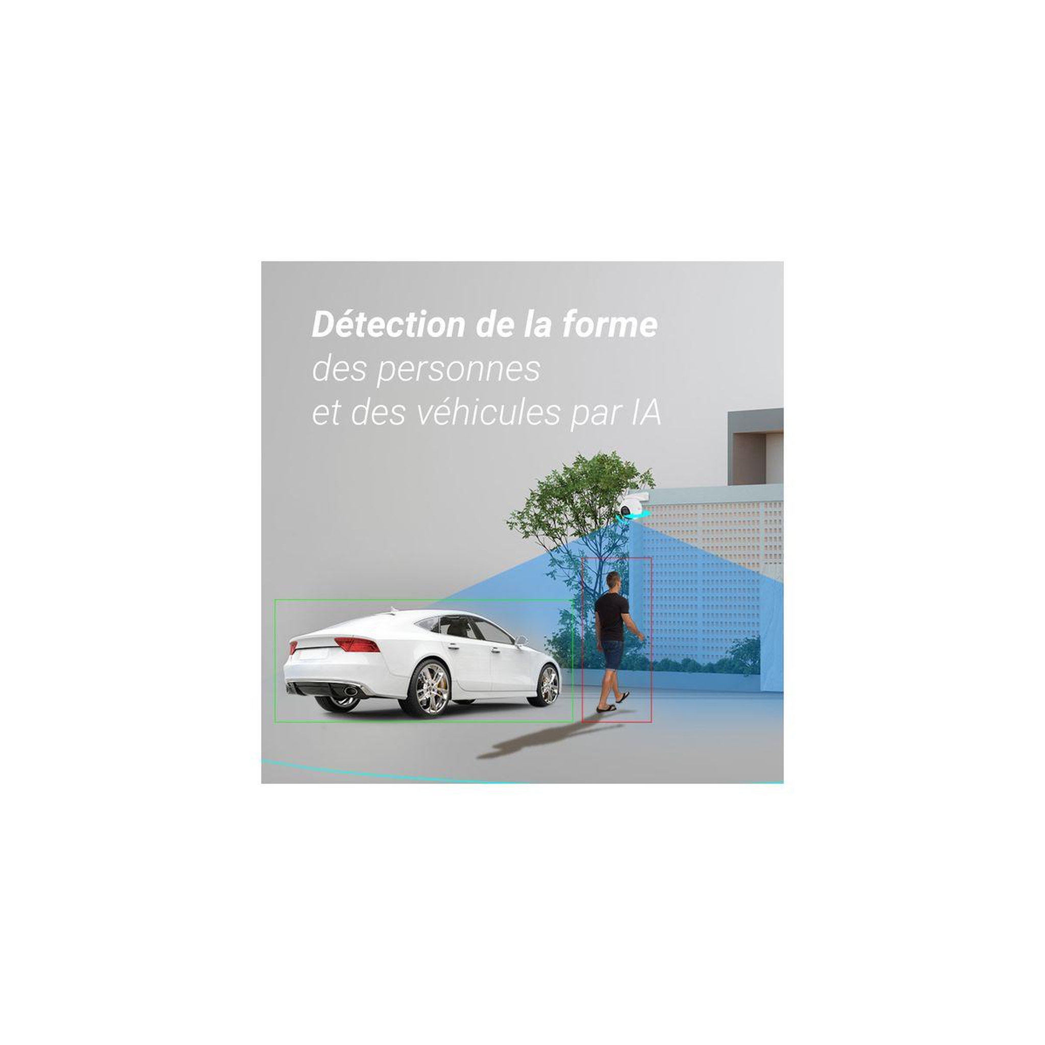 Voir la diapositive 4 : EZVIZ Caméra de surveillance Wifi H80X 4K motorisée