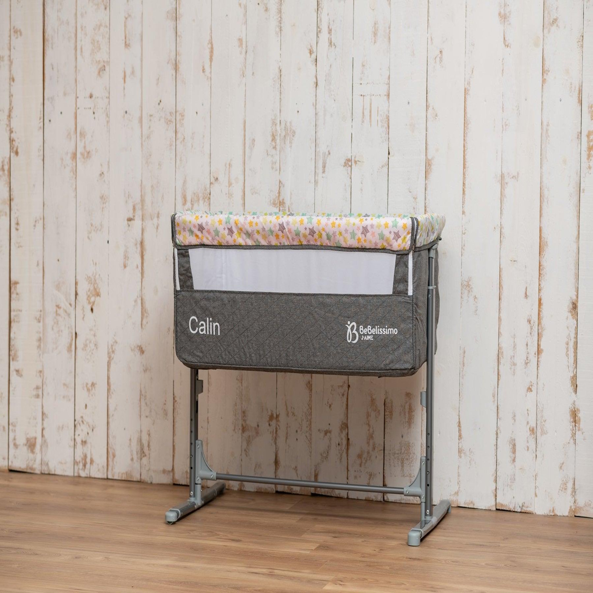 Voir la diapositive 3 : BEBELISSIMO Lit Cododo - berceau bébé - lit bébé - Calin - dès la naissannce - gris