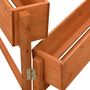 Voir la diapositive 3 : VIDAXL Jardiniere pliable de jardin Orange 60x14x75 cm Bois de sapin