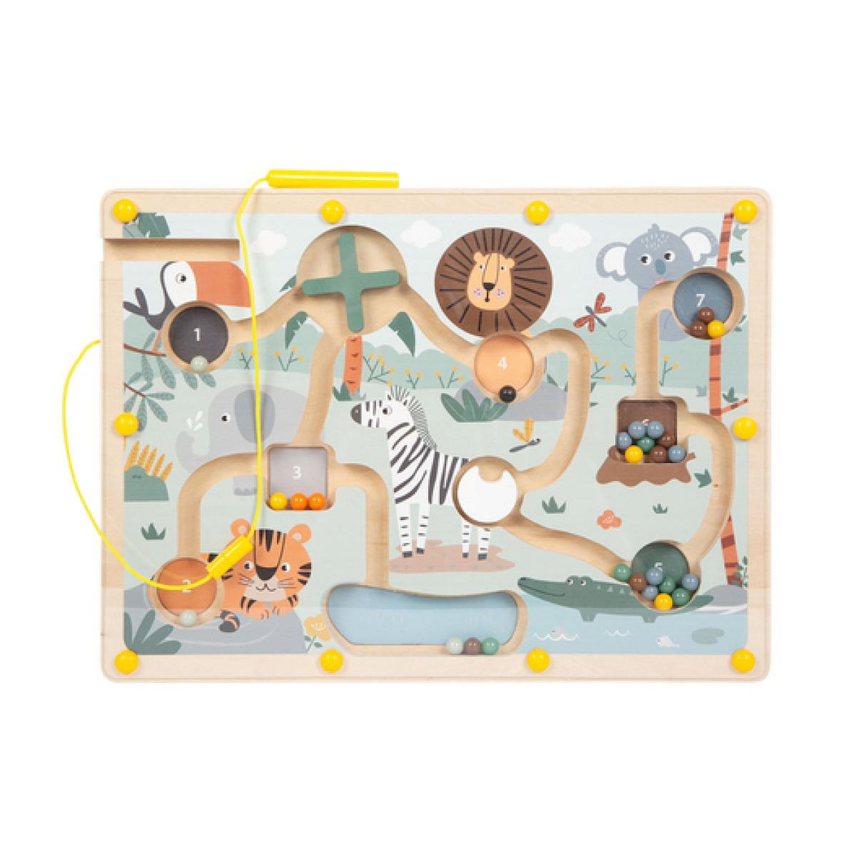 SMALLFOOT Labyrinthe magnetique Safari