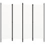 Voir la diapositive 1 : VIDAXL Cloison de separation 4 panneaux Blanc 200x180 cm