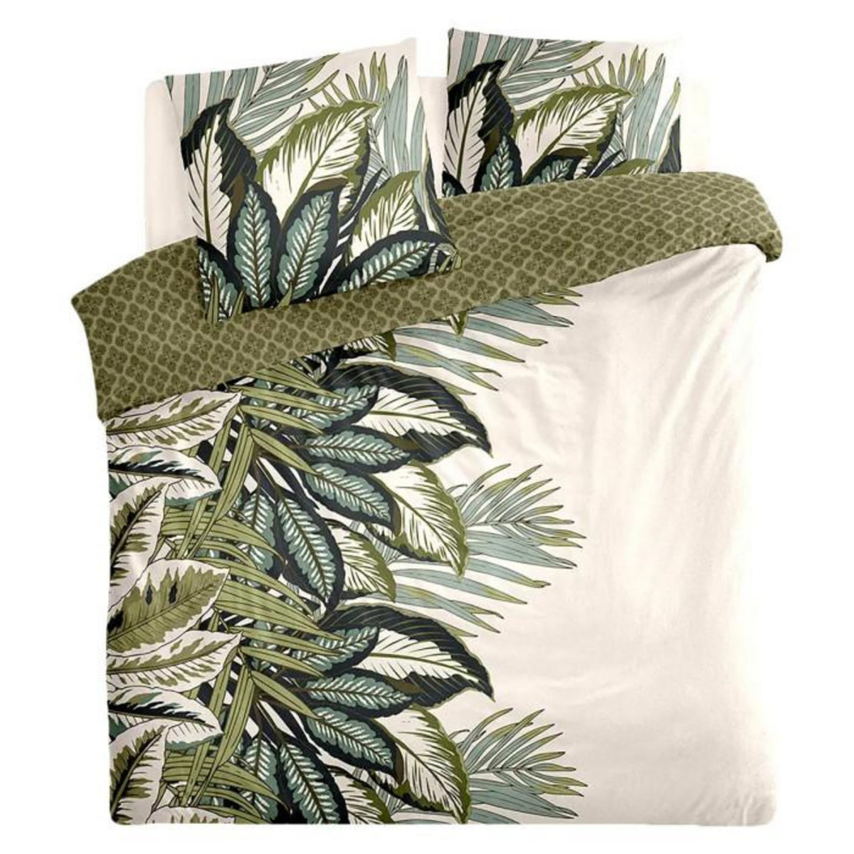 ATMOSPHERA Parure de Lit 3 Pièces  Oceania  240x220cm Vert