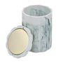 Voir la diapositive 2 : FIVE Poubelle de Table Salle de Bain  Marby  15cm Blanc