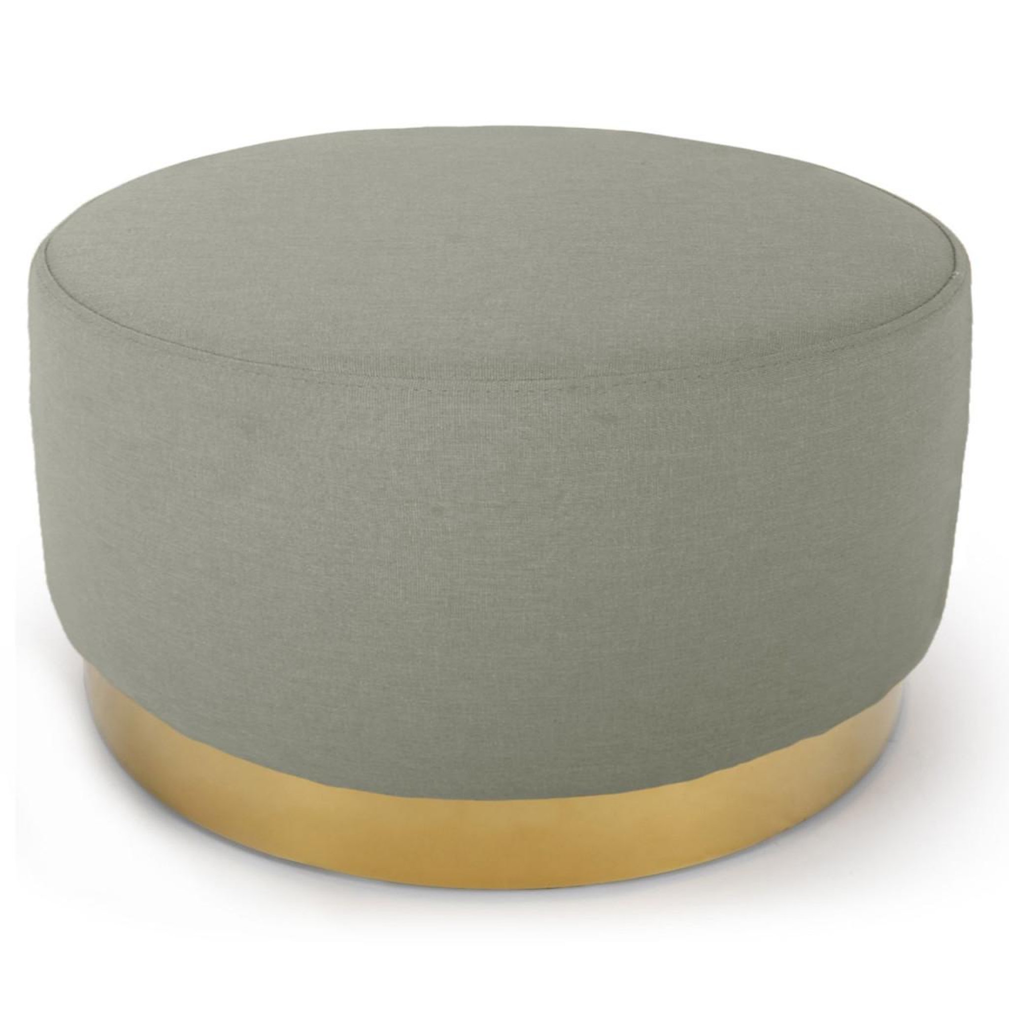 Voir la diapositive 1 : Paris Prix Pouf rond en velours design  minnie  75cm beige