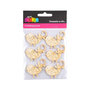 Voir la diapositive 2 : Paris Prix Lot de 8 Embellisseurs en Bois  Oiseaux  16cm Naturel