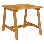 VIDAXL Table a manger de jardin 88x88x74 cm Bois d'acacia massif
