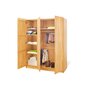 Voir la diapositive 2 : Pinolino Armoire  Natura Grande L 141 x P 63 x H 182