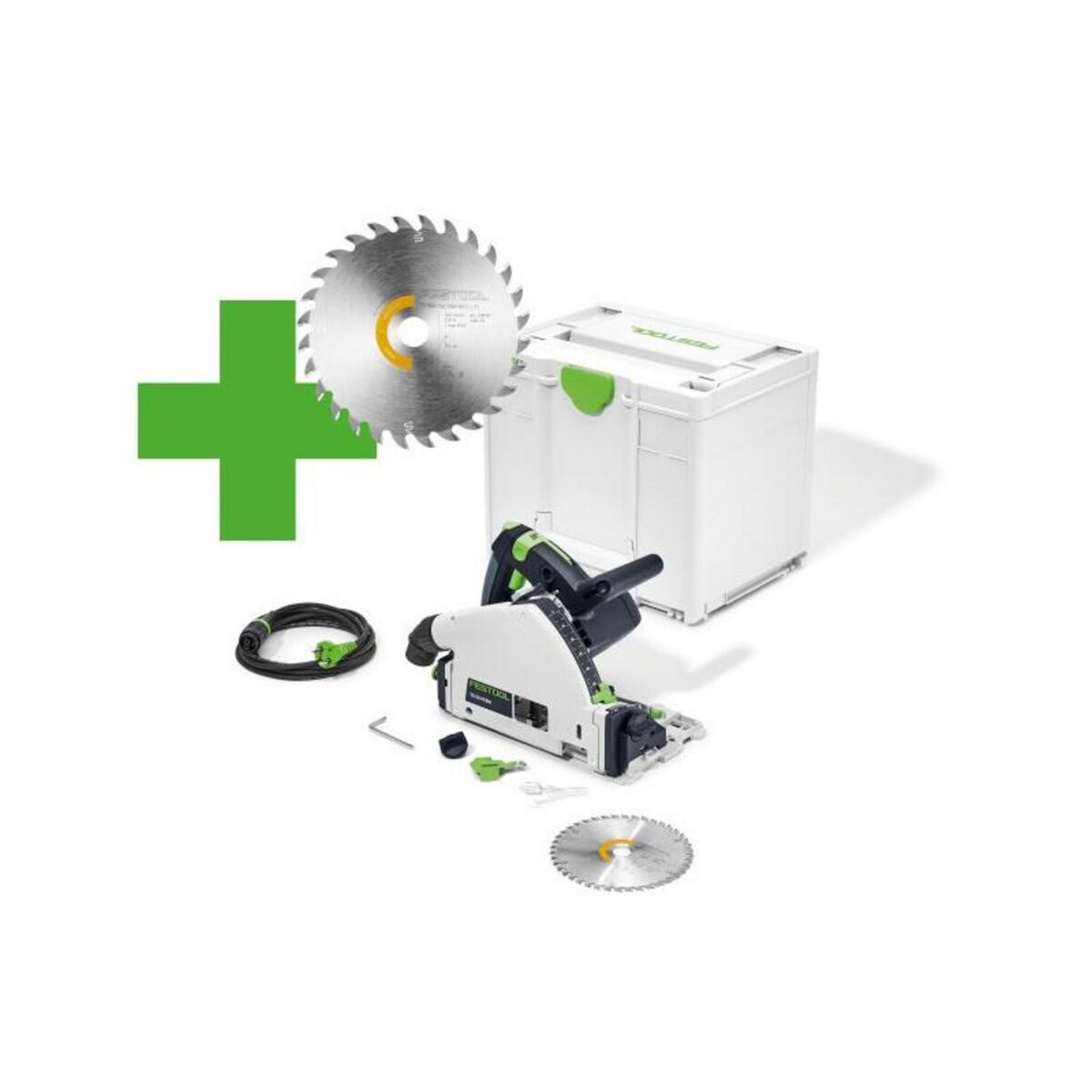 FESTOOL Scie plongeante 1200W Festool TS 55 F Plus Master Edition + coffret Systainer SYS3 M 337 FESTOOL 577843