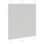 Voir la diapositive 4 : VIDAXL Store plisse gris clair 120x150cm largeur du tissu 119,4cm