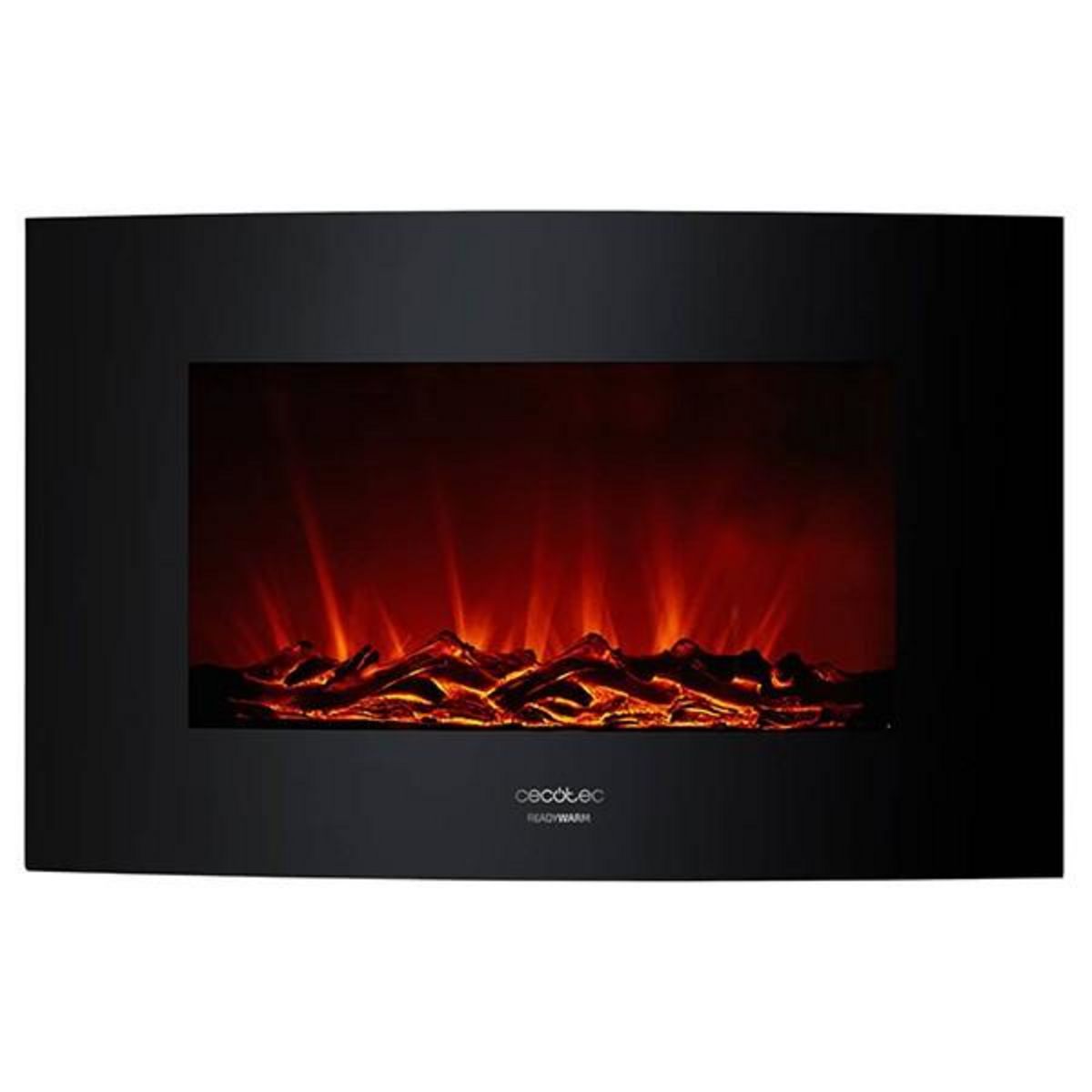 CECOTEC Cheminée murale électrique décorative Cecotec Warm 3500 Curved Flames 1000 - 2000 W