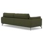Voir la diapositive 5 : LISA DESIGN Carlos - canapé d'angle droit 4 places ultra moelleux en tissu texturé