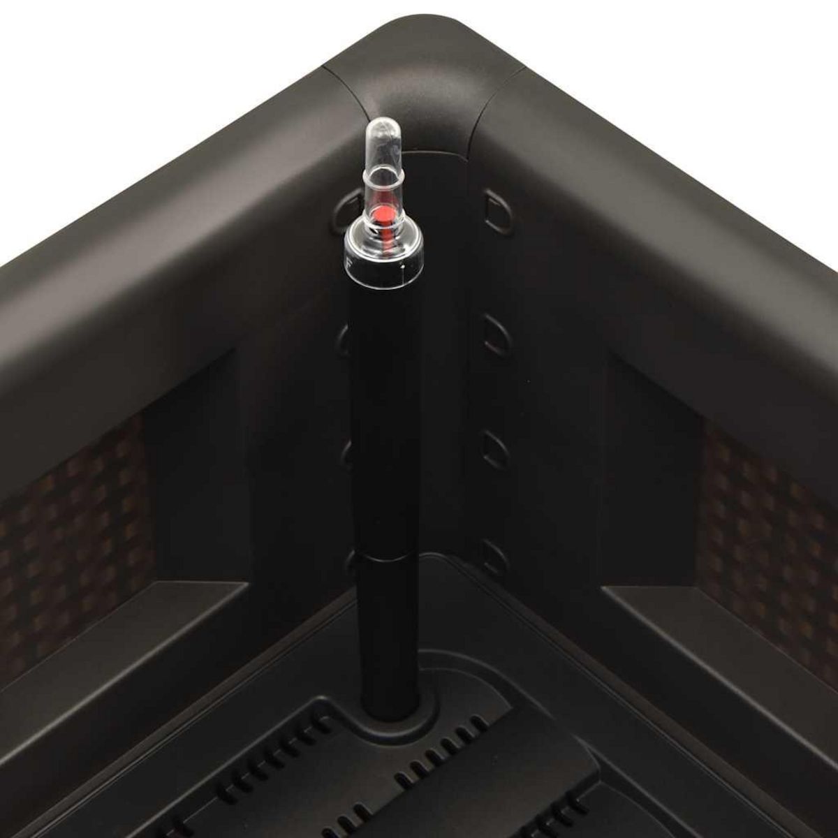 VIDAXL Lit sureleve de jardin systeme arrosage Anthracite 100x43x33 cm