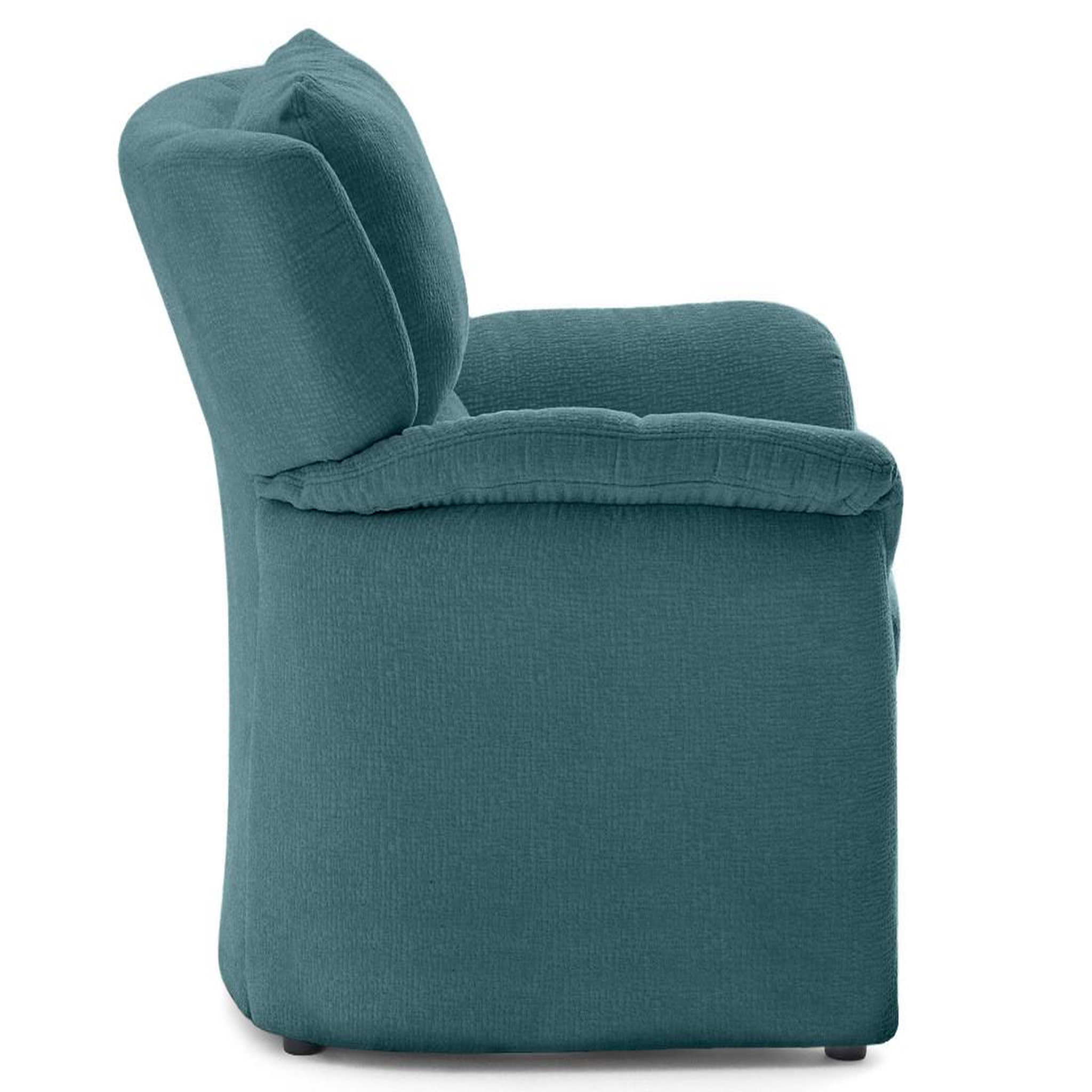 Voir la diapositive 5 : LISA DESIGN Bastille - fauteuil en tissu velours relief