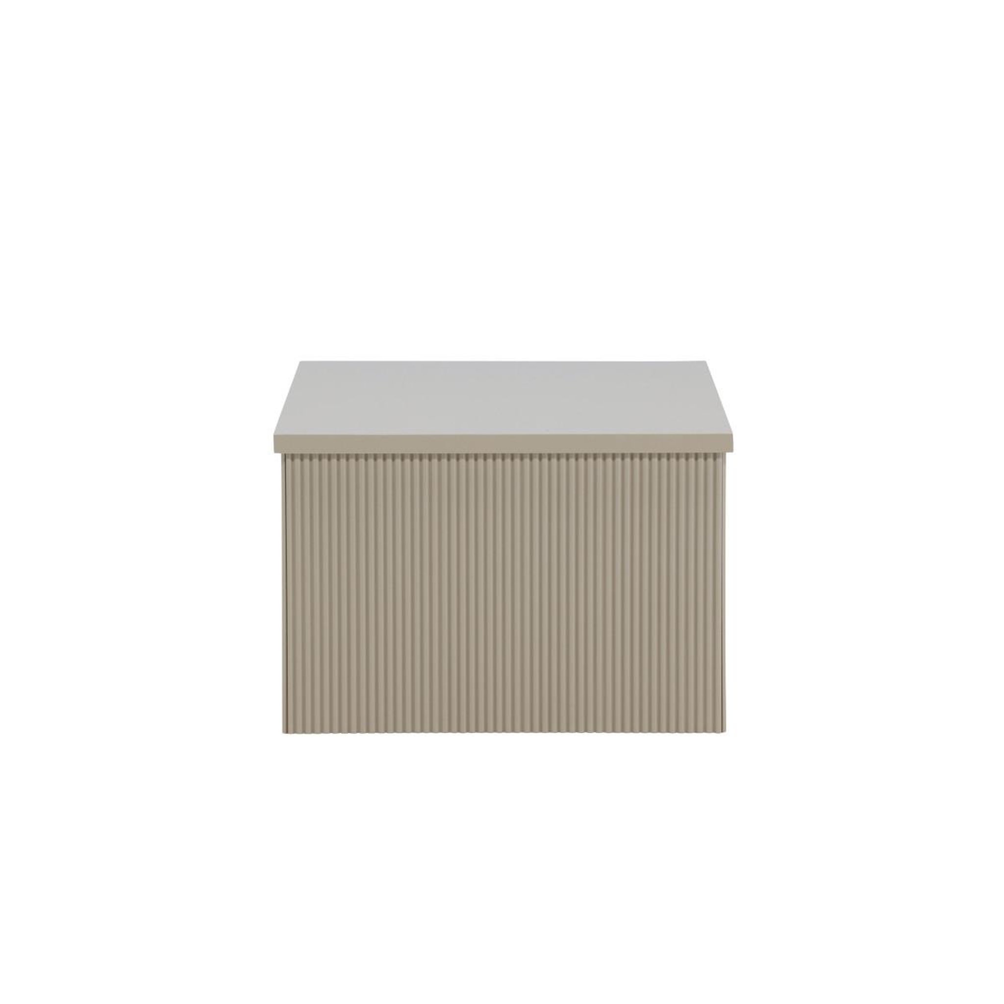 Voir la diapositive 3 : Paris Prix Table basse nervurée  lenox  80cm beige