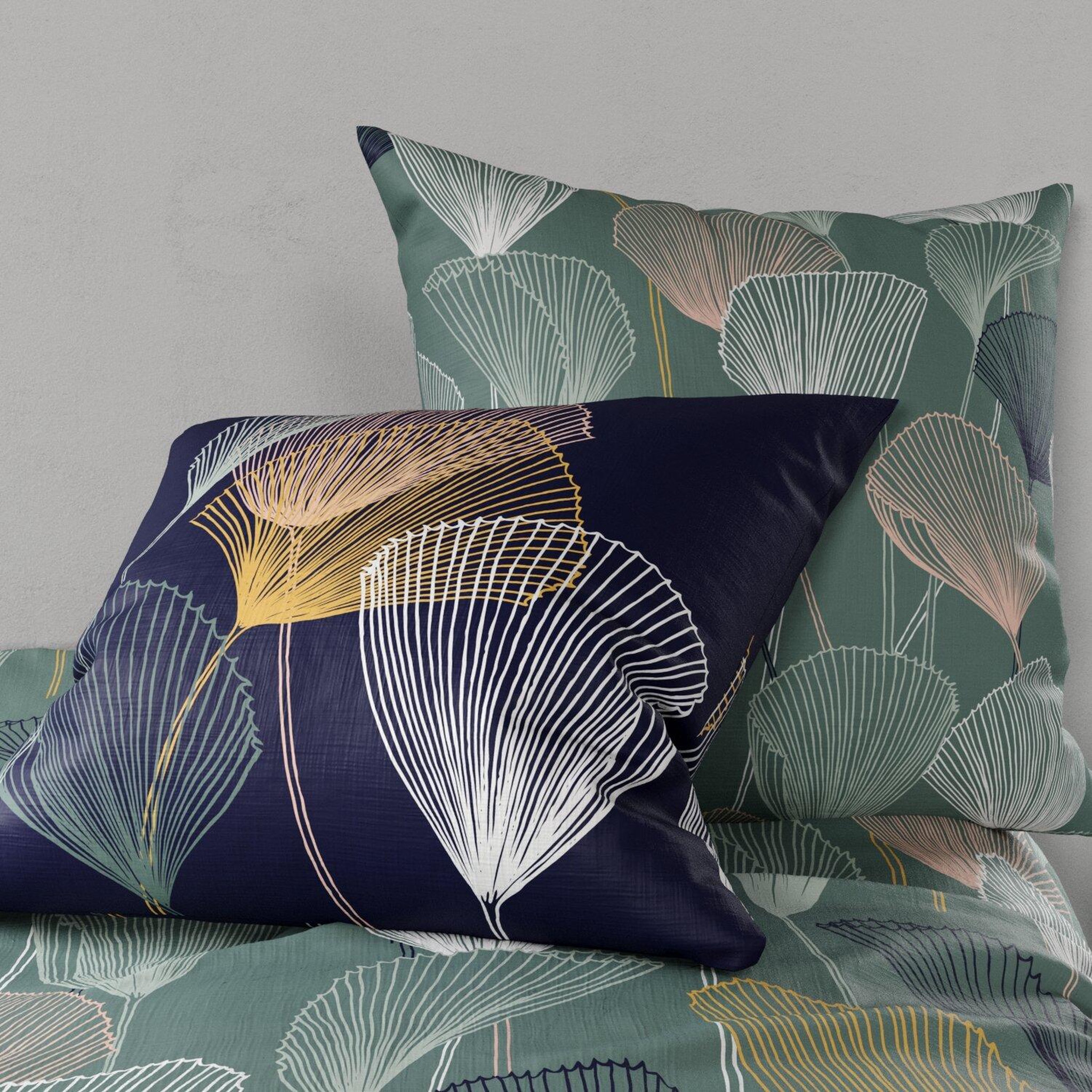 Voir la diapositive 3 : ATELIER DU COTON Parure housse de couette 100% coton 57fils -cottey
