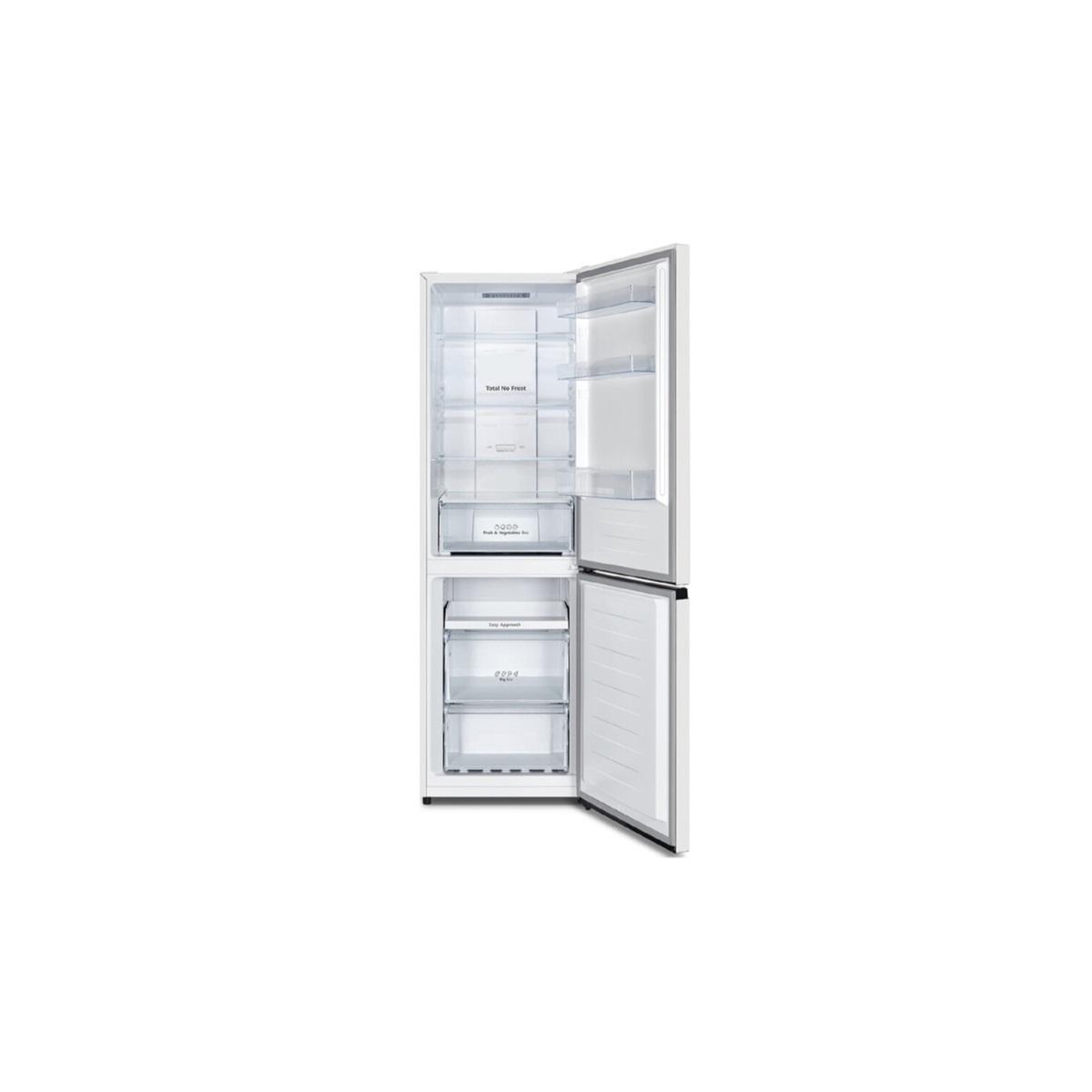 Voir la diapositive 3 : Hisense Réfigérateur combiné 60cm 304l no frost blanc - rb390n4awe