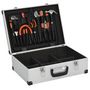 Voir la diapositive 2 : VIDAXL Valise a outils 46 x 33 x 16 cm Argente Aluminium