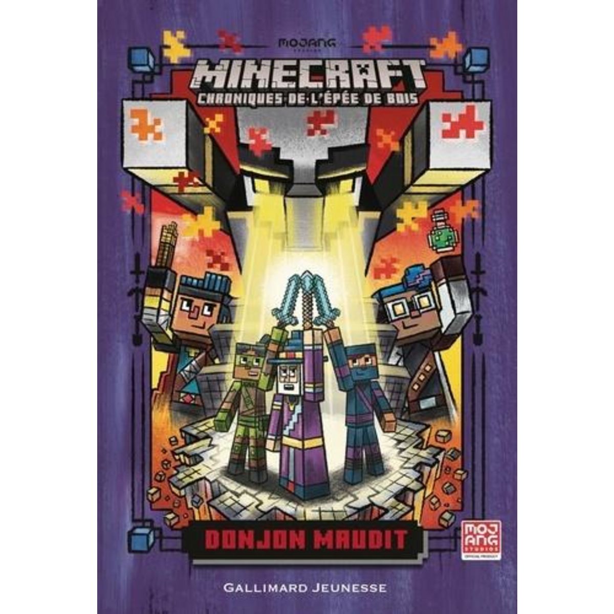MINECRAFT - CHRONIQUES DE L'EPEE DE BOIS TOME 5 : DONJON MAUDIT, Eliopulos Nick