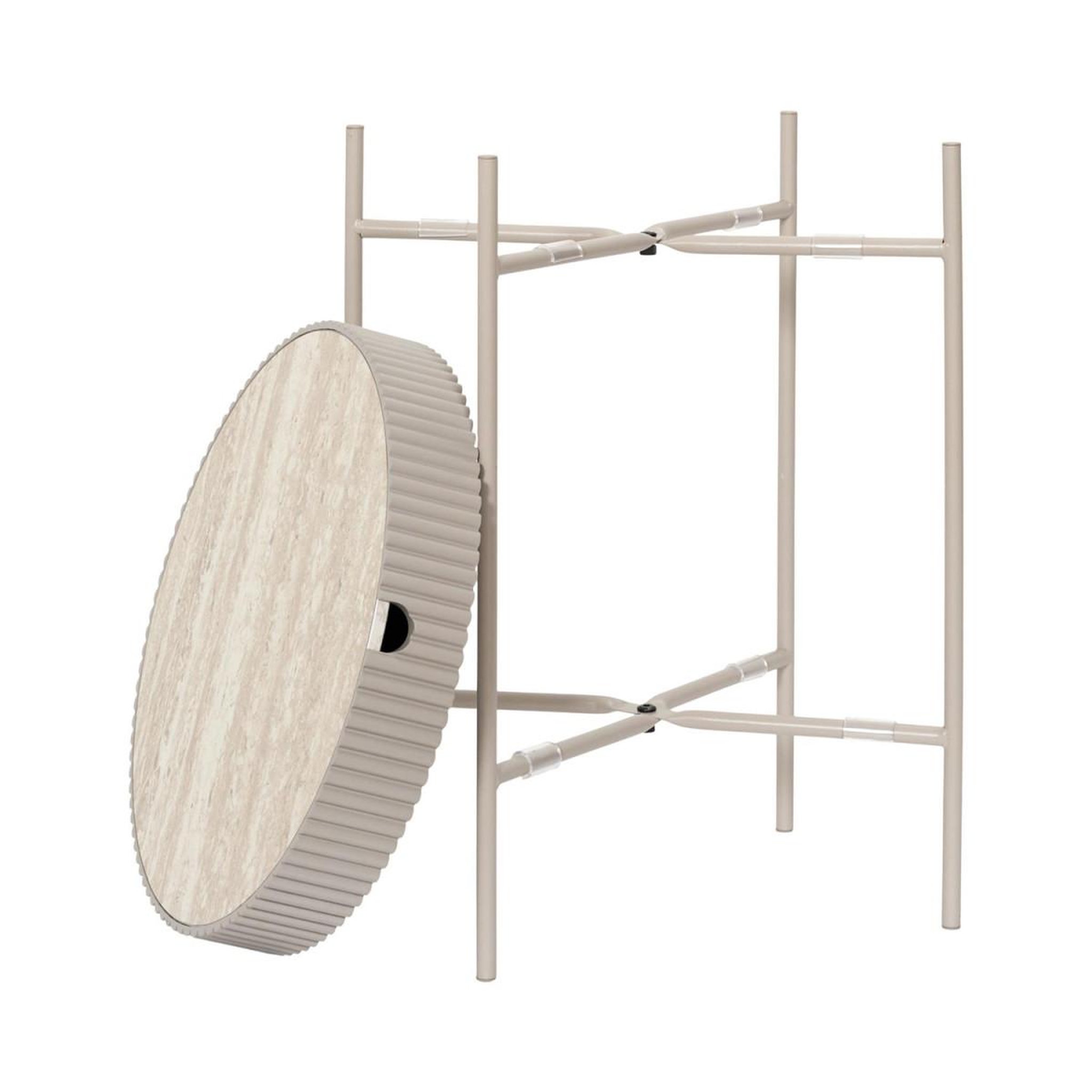 Voir la diapositive 5 : The Home Deco Factory Table de rangement design  terra nova  48cm beige