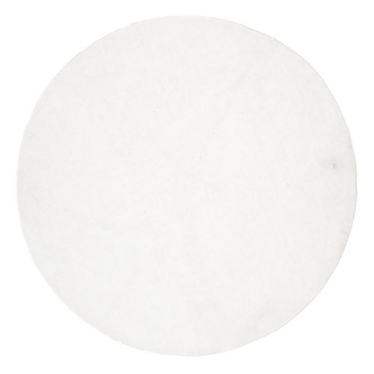 Paris Prix Tapis Déco Rond  Undra  200cm Blanc