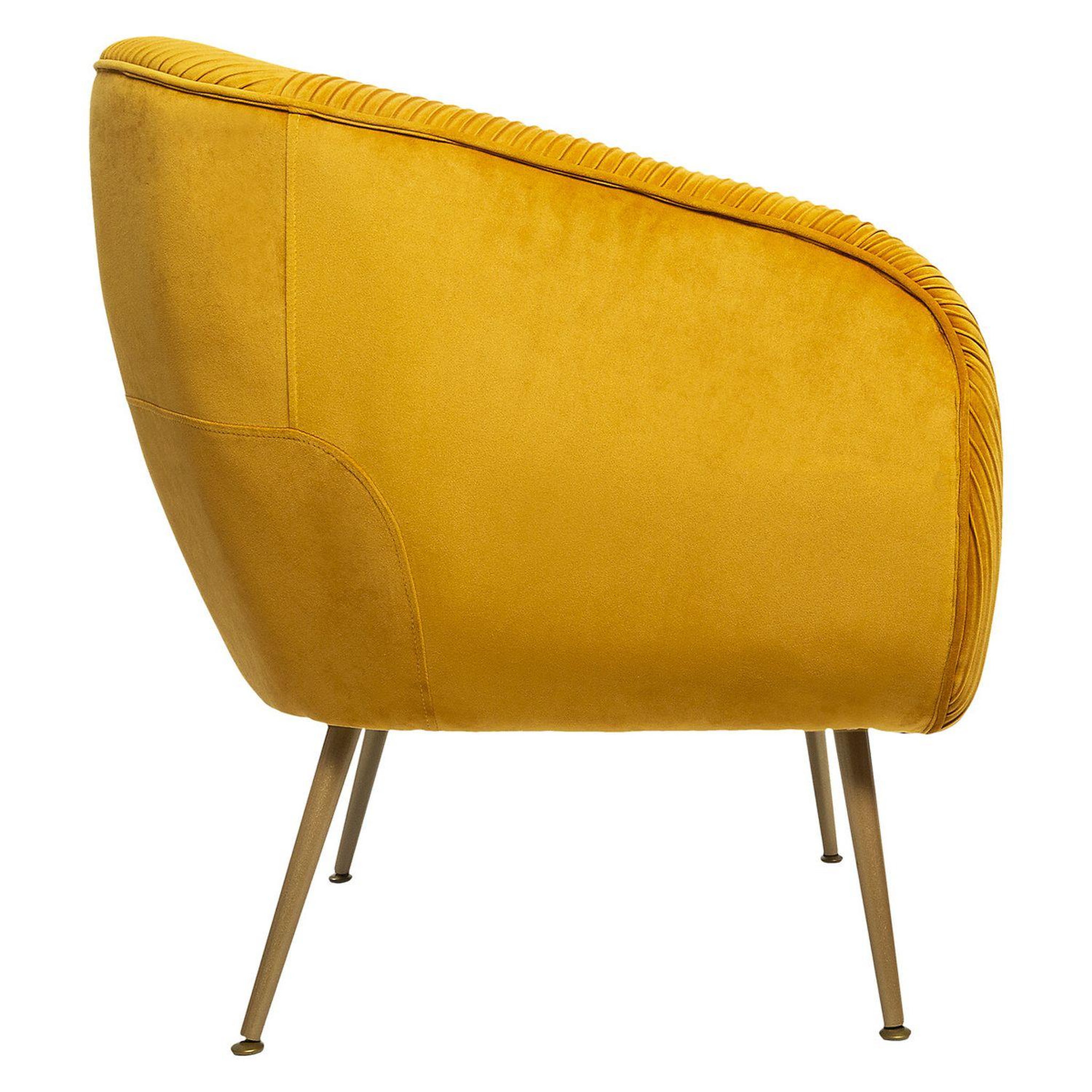 Voir la diapositive 2 : ATMOSPHERA Fauteuil en velours Solaro