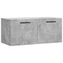 Voir la diapositive 2 : VIDAXL Armoire murale gris beton 80x36,5x35 cm bois d'ingenierie