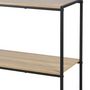 Voir la diapositive 2 : FORNORD Console en métal 3 niveaux et panneau de particules 15mm