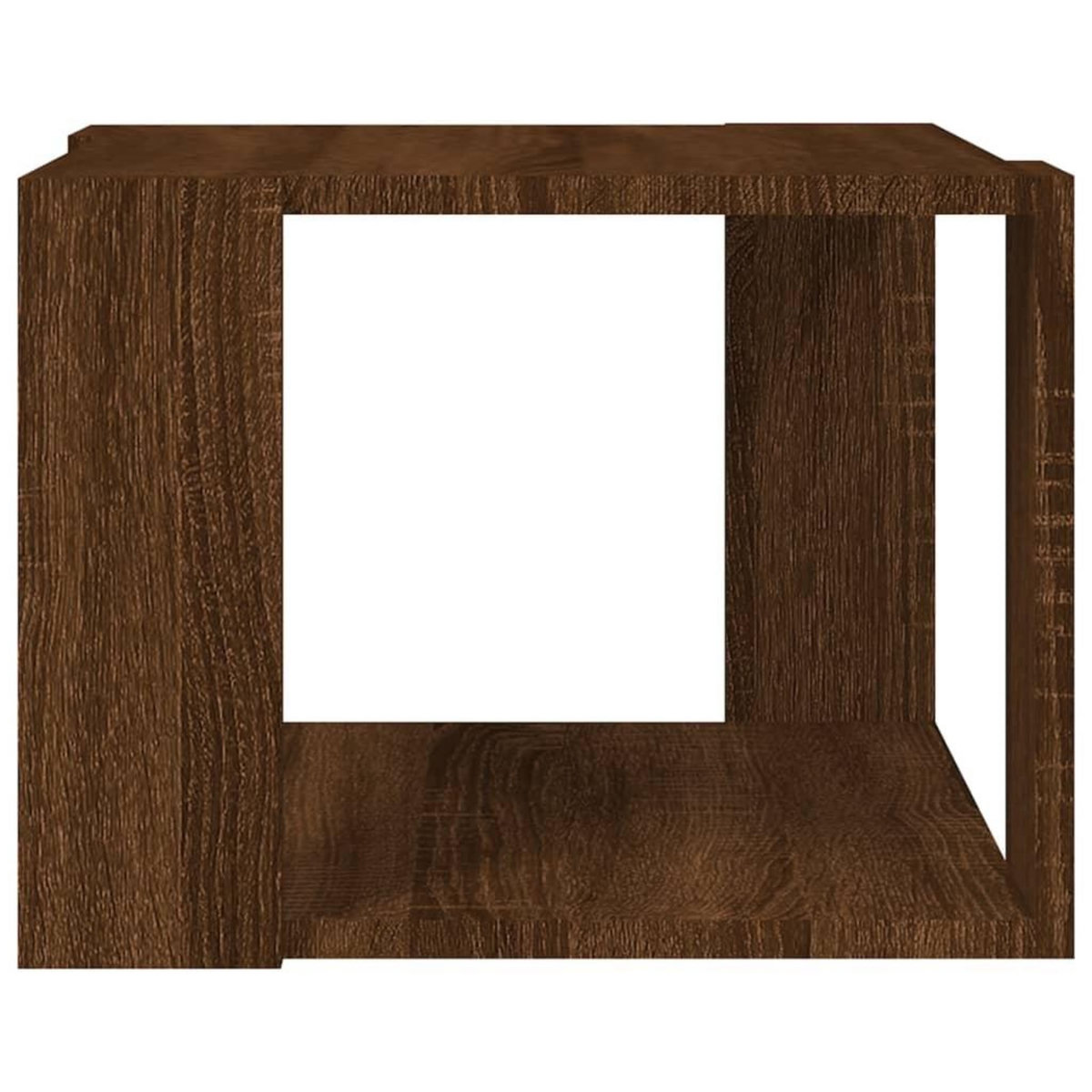 VIDAXL Table basse Chene marron 40x40x30 cm Bois d'ingenierie