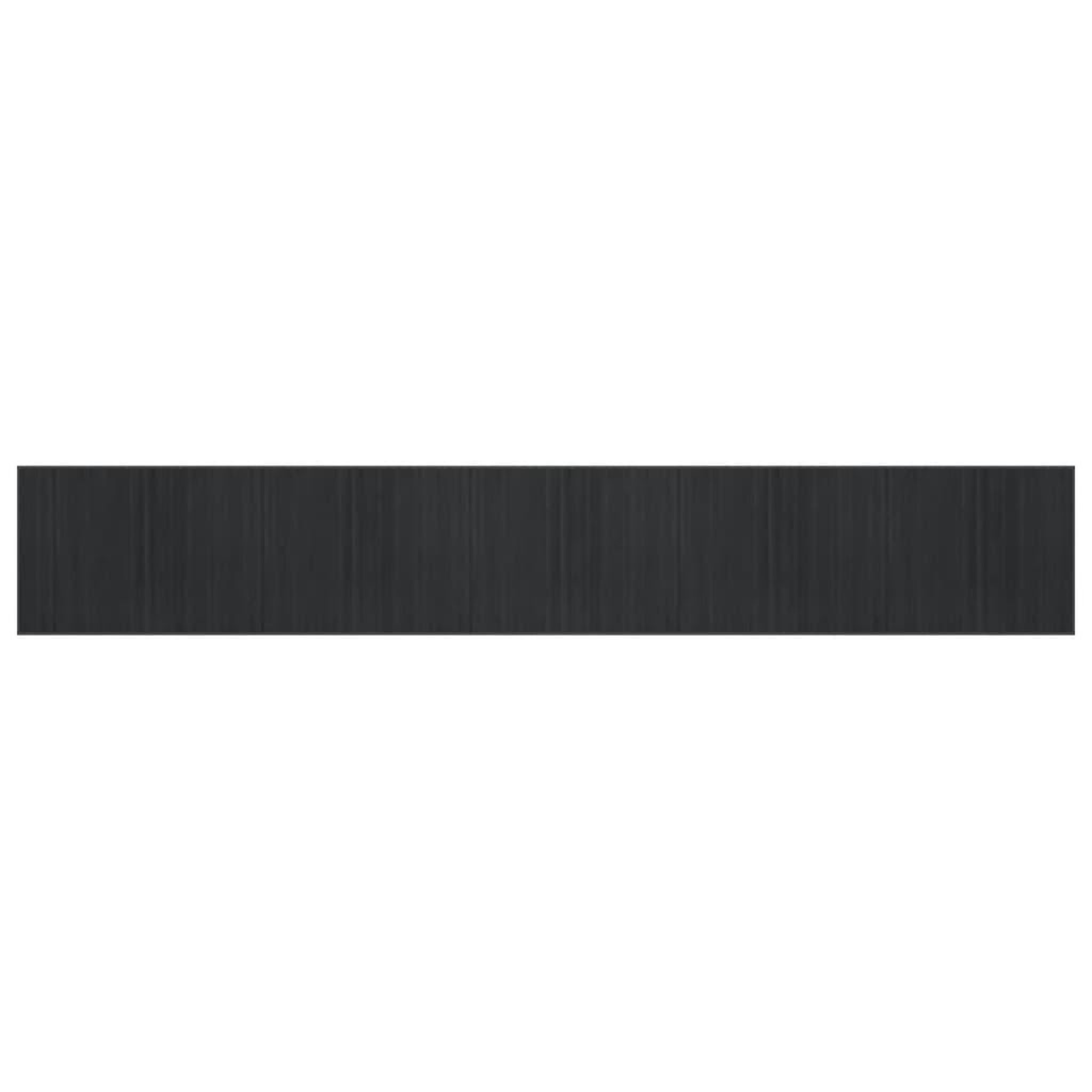 Voir la diapositive 2 : VIDAXL Tapis rectangulaire gris 80x1000 cm bambou