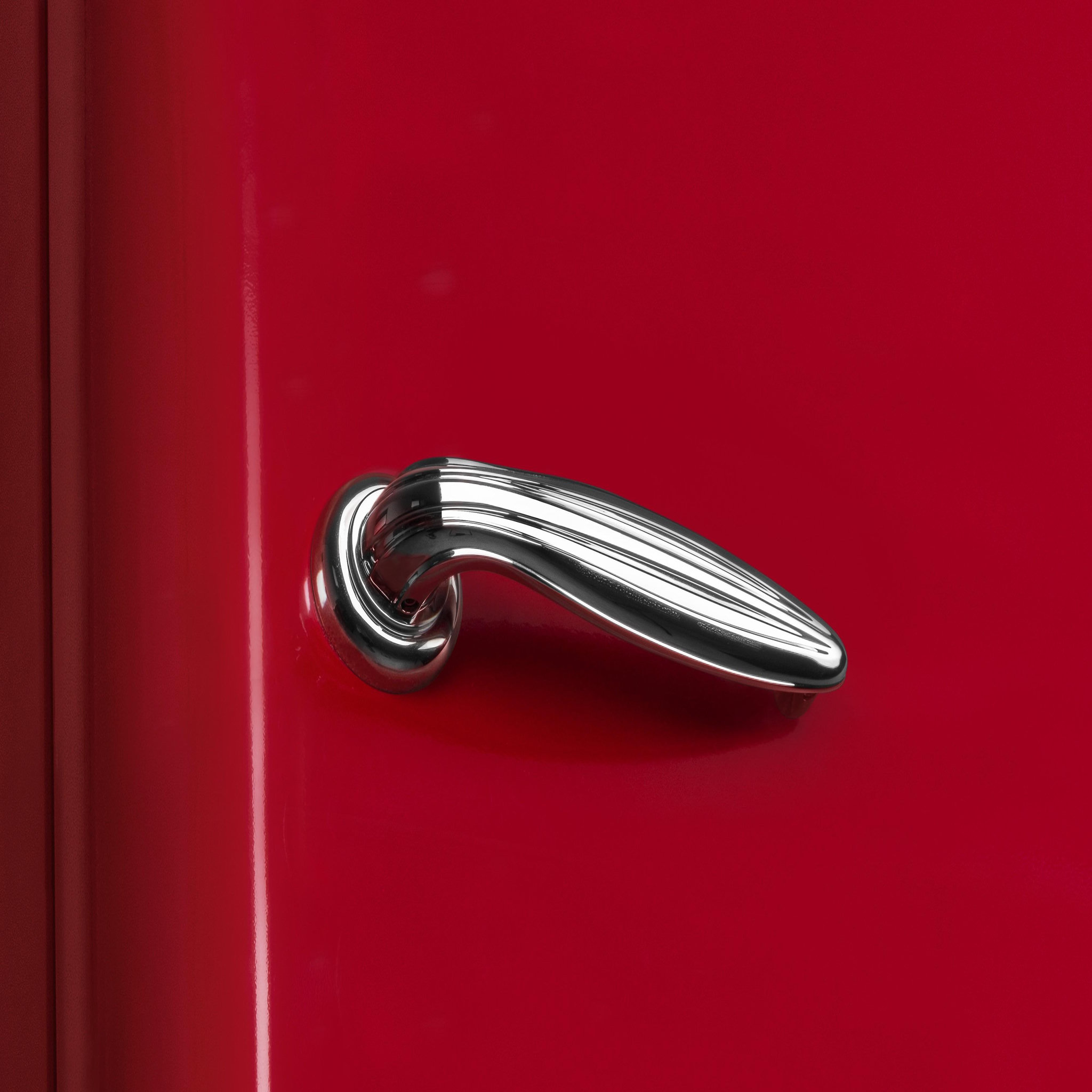 Voir la diapositive 6 : SCHNEIDER Réfrigérateur une porte 229L Vintage Rouge - SCCL222V-RE