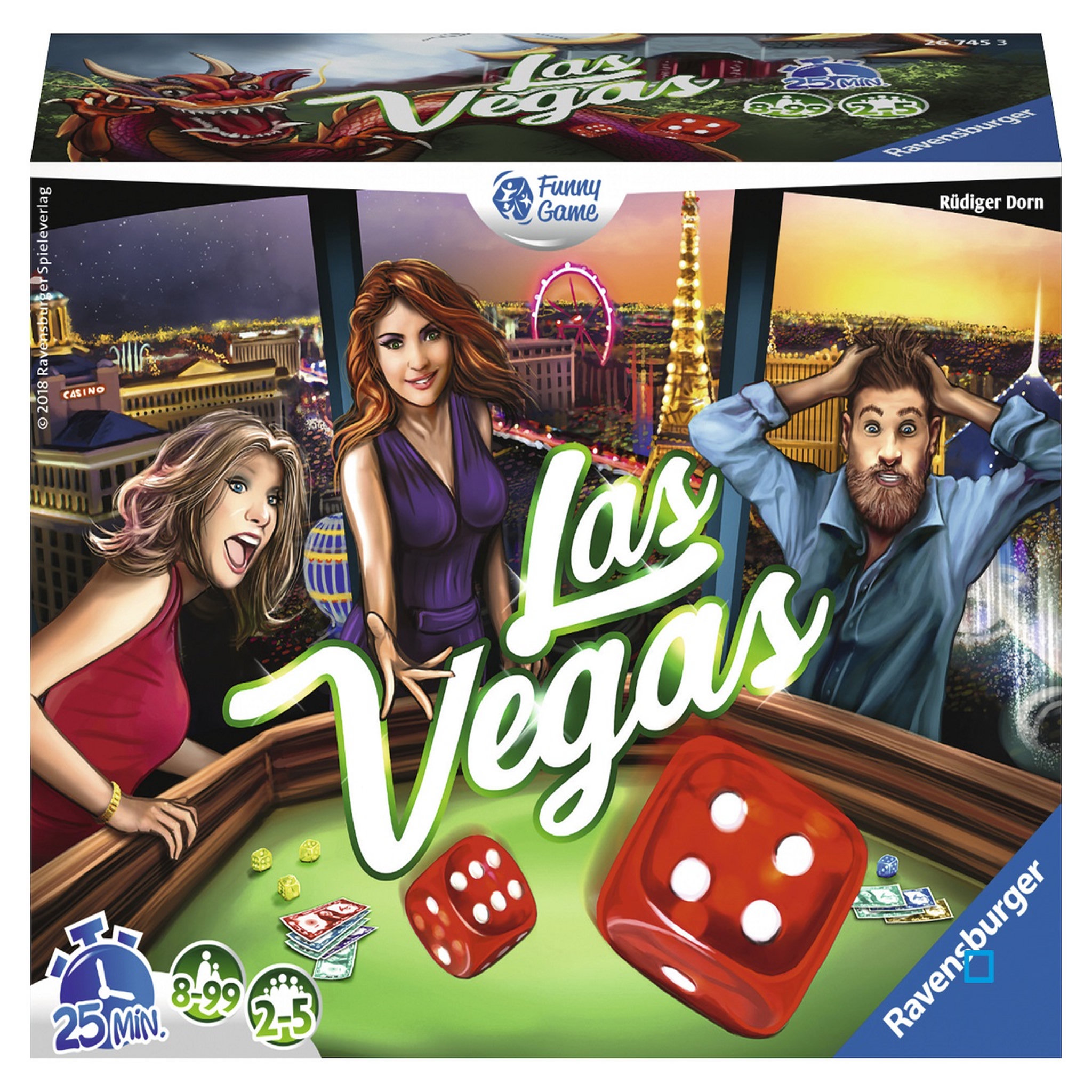 Voir la diapositive 2 : RAVENSBURGER Jeu Las Vegas