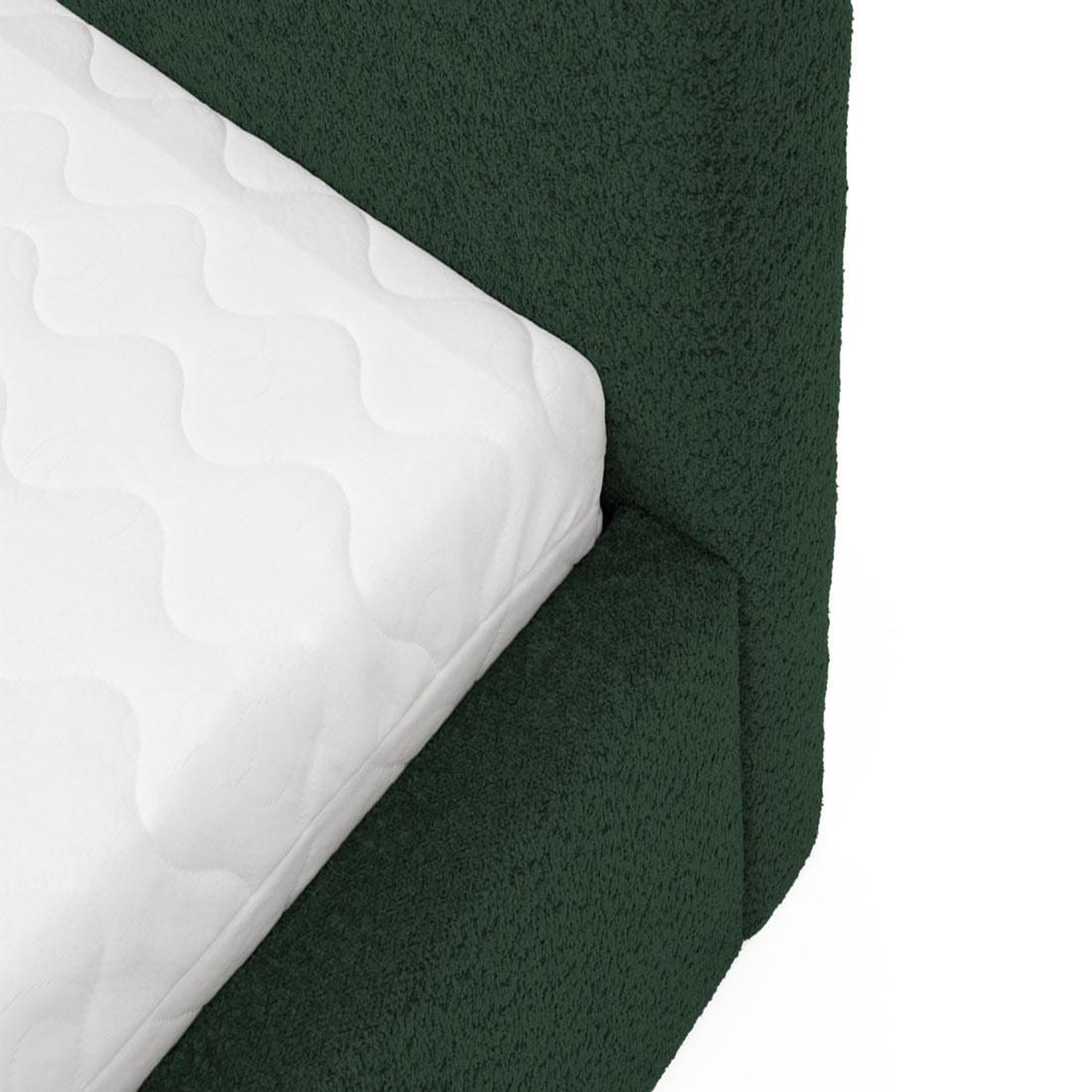 Voir la diapositive 4 : BEST MOBILIER Orane - lit coffre - 160x200 cm - en tissu bouclette