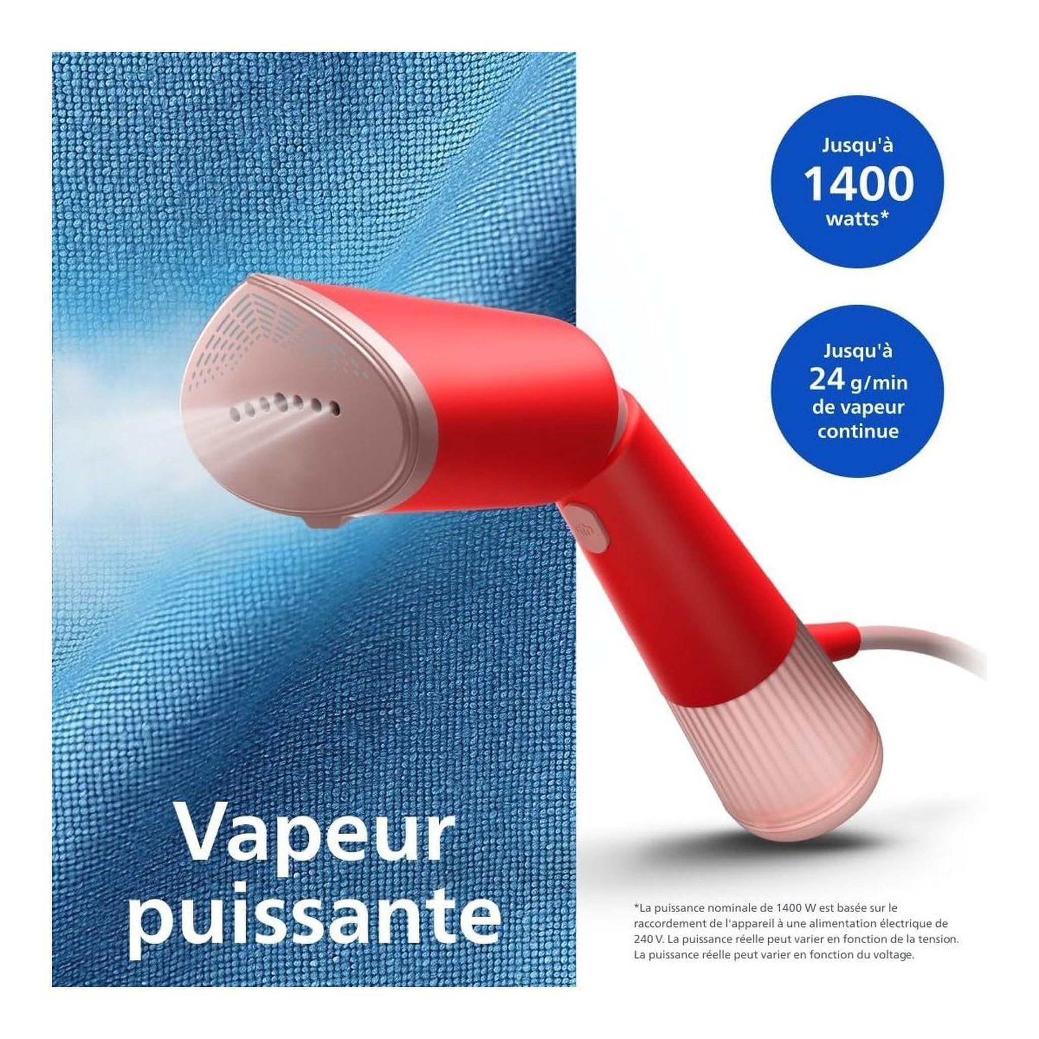 Voir la diapositive 3 : Philips Défroisseur vapeur sth5020/40