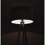 Voir la diapositive 4 : Paris Prix Lampadaire Trépied  Fidelio  159cm Noir