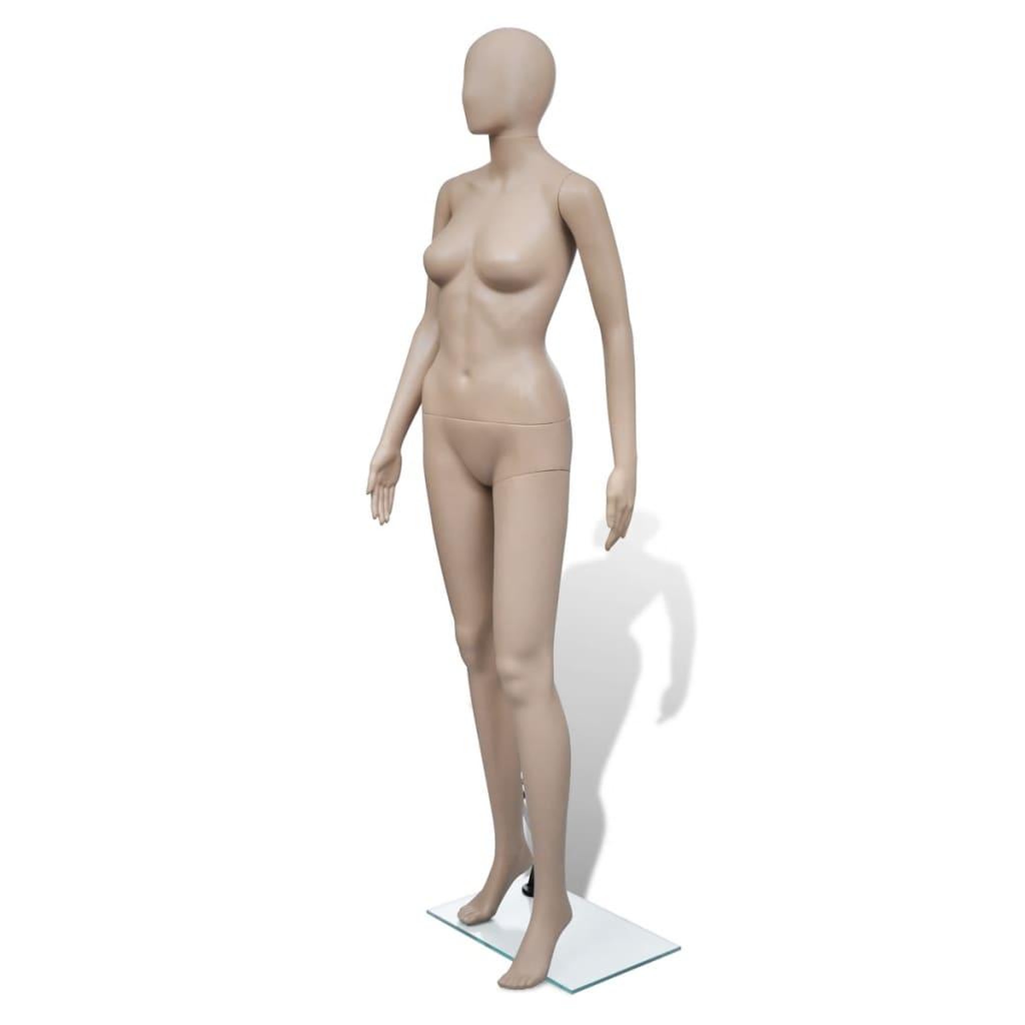 Voir la diapositive 1 : VIDAXL Mannequin de vitrine Femme Tete ronde