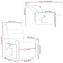 Voir la diapositive 6 : VIDAXL Fauteuil inclinable de massage electrique Rouge bordeaux Tissu