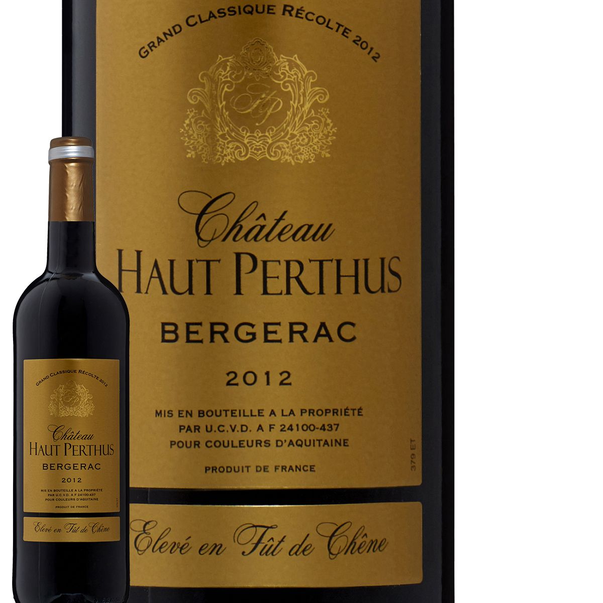 Château Haut Perthus Bergerac Rouge 2012