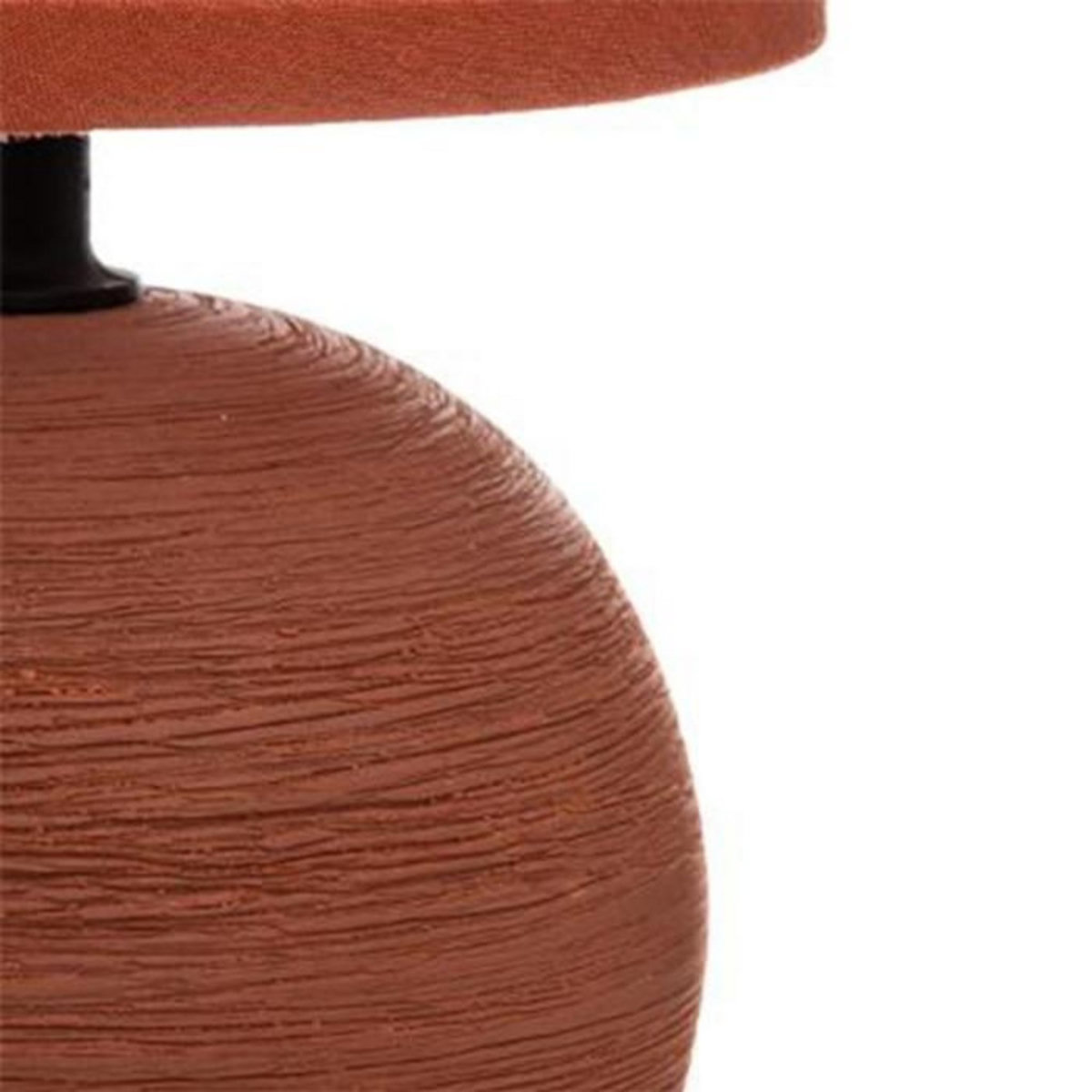 ATMOSPHERA Lampe à Poser Céramique  Boule  25cm Terracotta