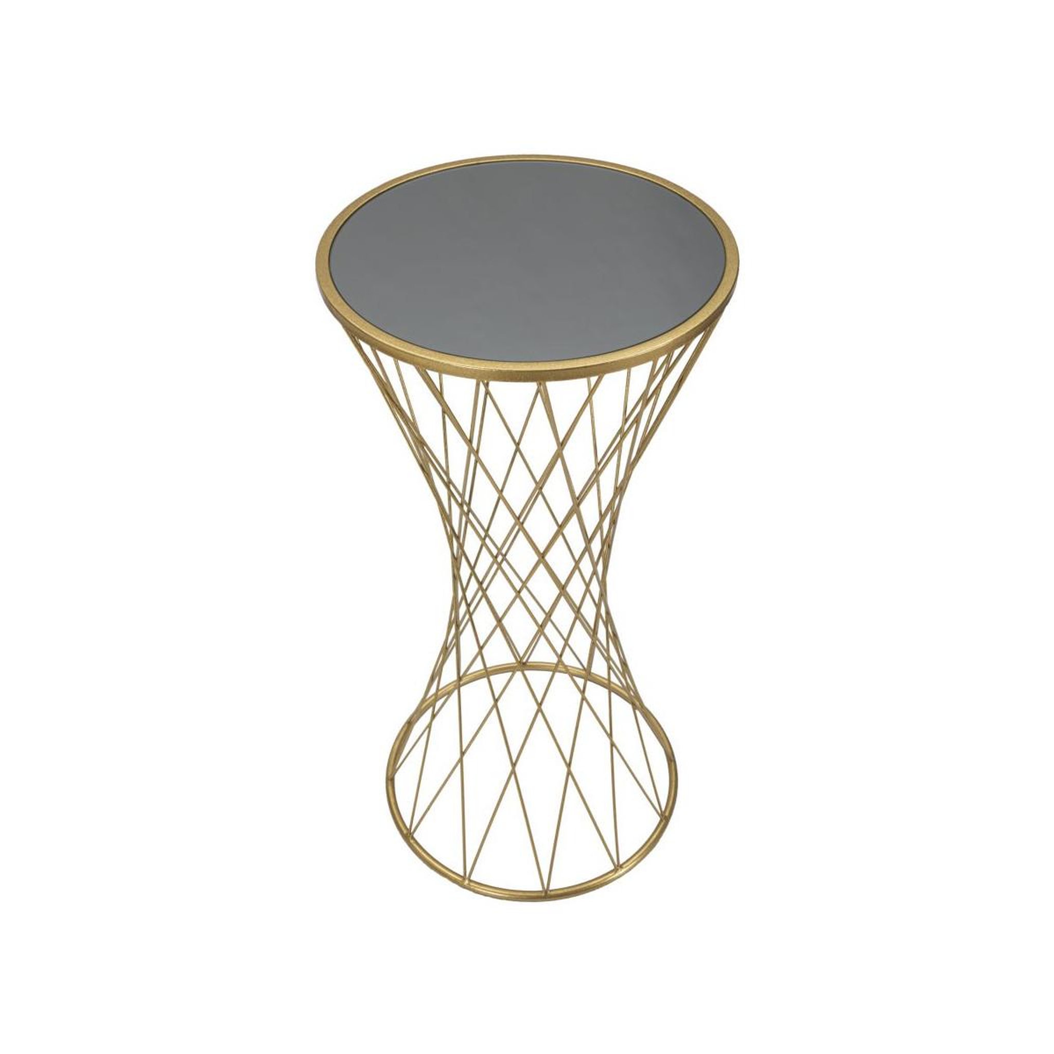 Voir la diapositive 2 : Paris Prix Table d'appoint en métal  tower  80cm or