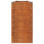 Voir la diapositive 4 : VIDAXL Lit sureleve de jardin rouille 240x40x77 cm acier corten