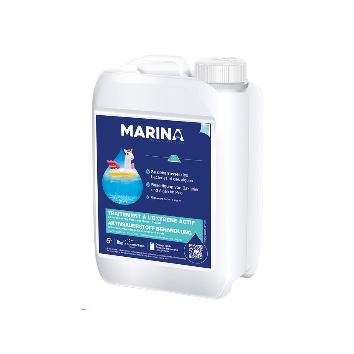 MARINA Traitement à l'oxygène actif sans chlore 5 L - Marina