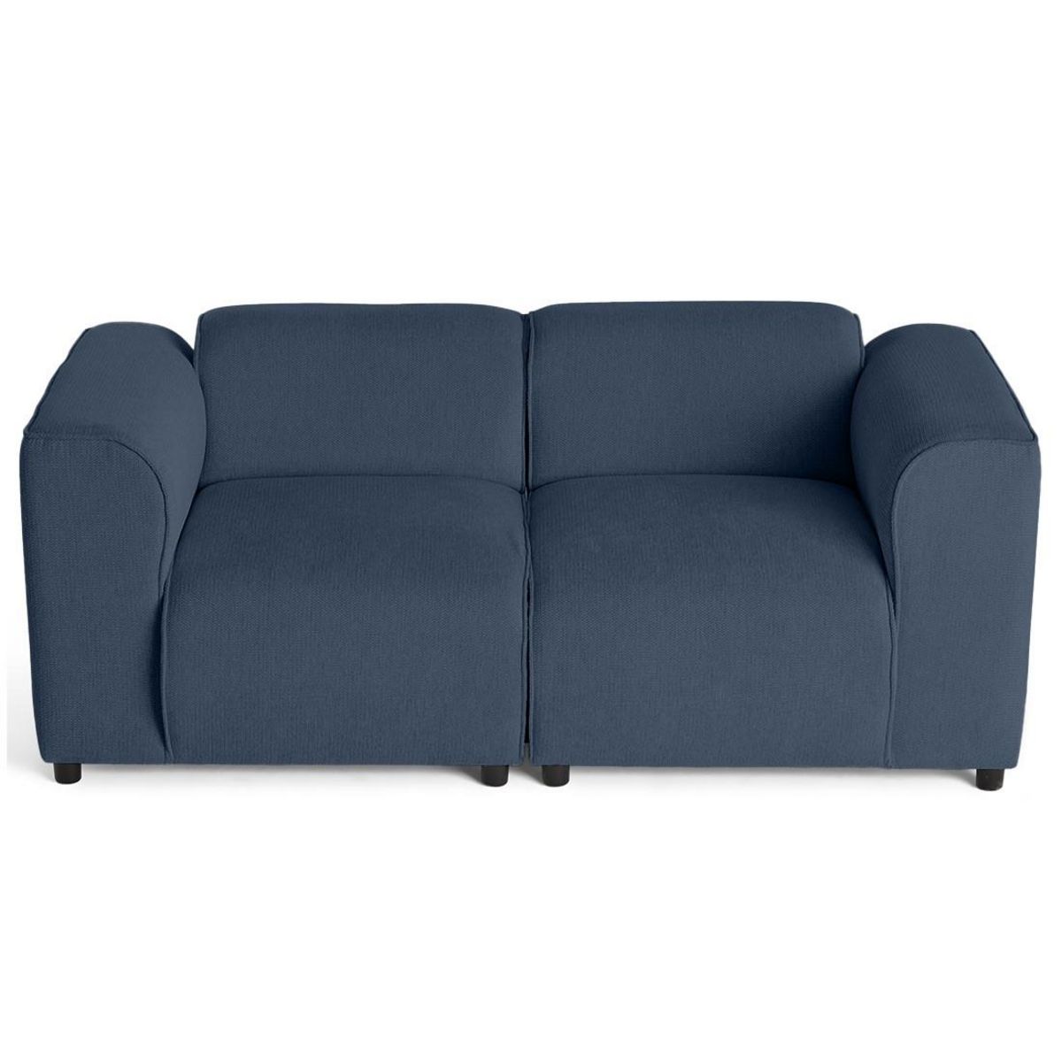 LISA DESIGN Suaro - canapé modulable 2 places en tissu texturé